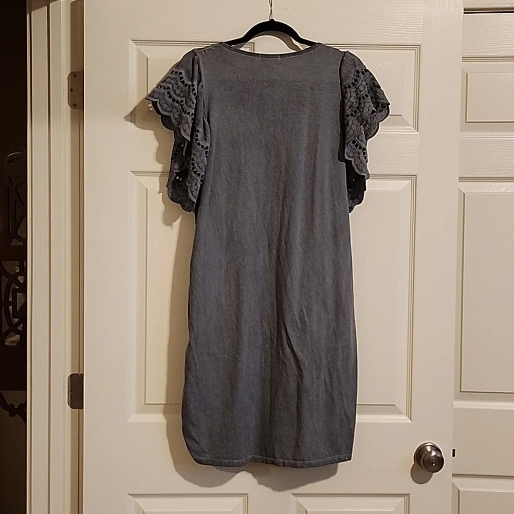 🎉HP🎉 L'ungo L'arno Slate Blue Dress - Picture 2 of 6